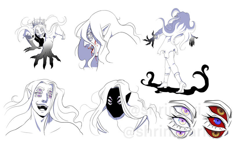 Clothing paper doll sketch